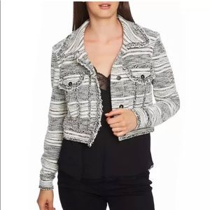 1.State Tweed Cropped Jacket